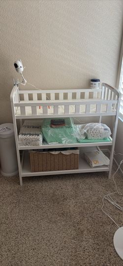 White Changing Table