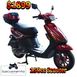 Scooter For Sale! Brand New! Sporty 150cc Gas Scooter – CA Approved & Super Affordable! Save on Gas! ⛽🚦