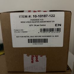 Pokemon Phantasmal Flames 24 CT 3 Pack Blisters 