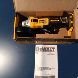 DeWalt 20v XR 4.5" Angle Grinder 