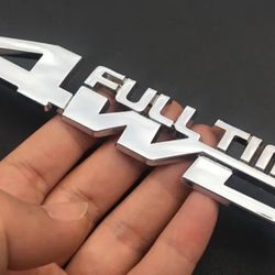 6.10”-1.10” Fit 4 WD Metal Car Emblem