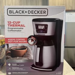 Black Decker Coffeemaker 