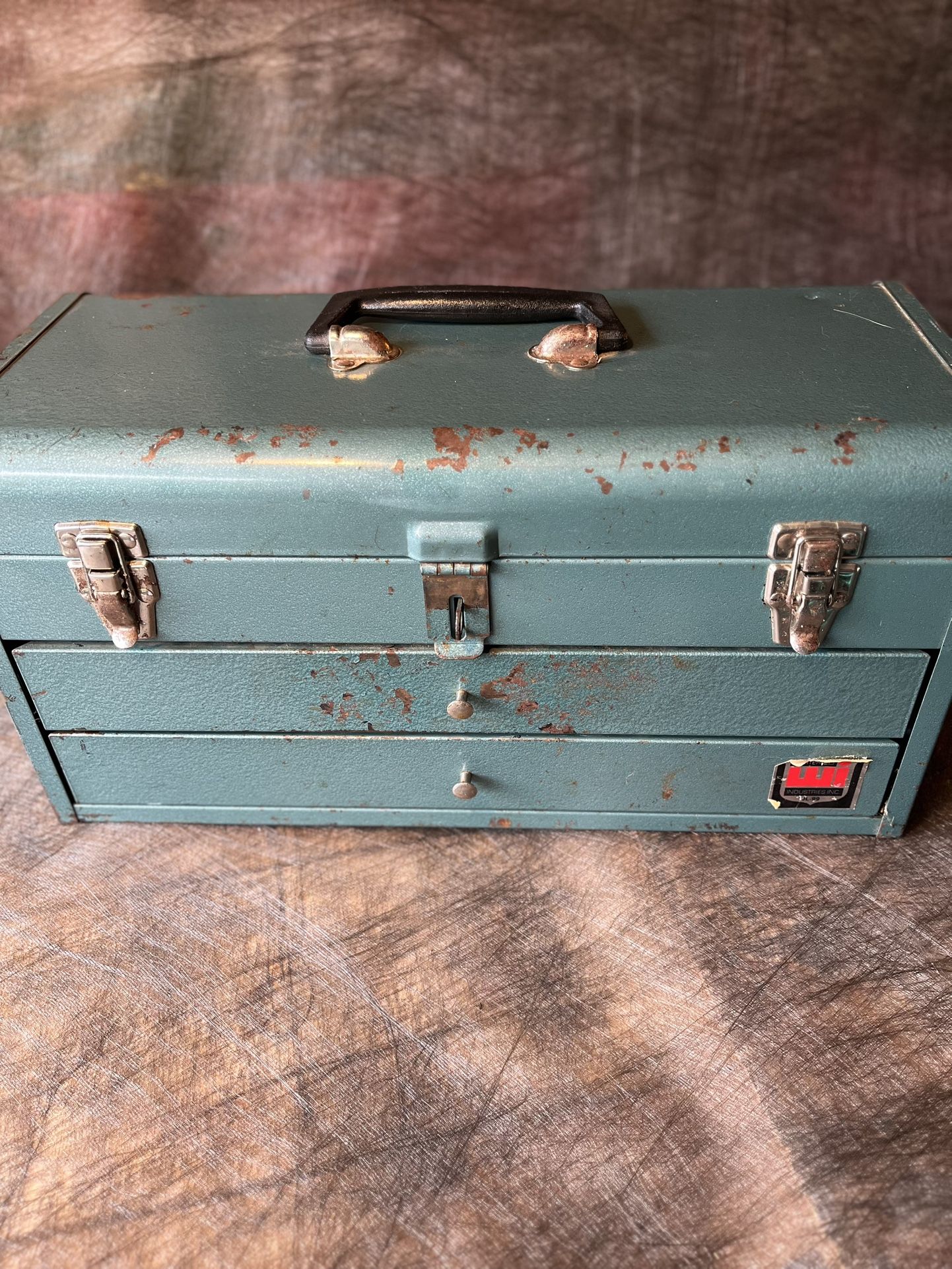 Vintage Waterloo JL-99 Metal Toolbox