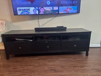 Tv stand with 3 large cabinets