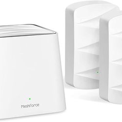 Meshforce M3 Mesh WiFi System, Mesh Router for Wireless Internet, Up to 4500 sq.ft （6+ Rooms） Whole Home Coverage, WiFi Router Replacement, Parental C