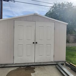 ROYAL METAL ALL METAL SHED WITH DOUBLE DOORS