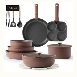 19pc CAROTE COOKWARE Set 