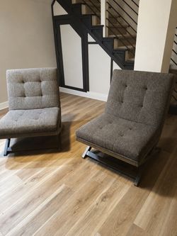 2 accent chairs