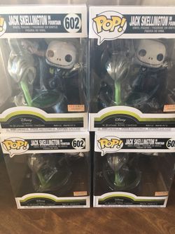 Funko Pop Jack Skellington in Fountain