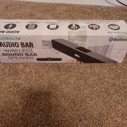 Cobalt X Audio Bar Wireless Soundbar Speaker