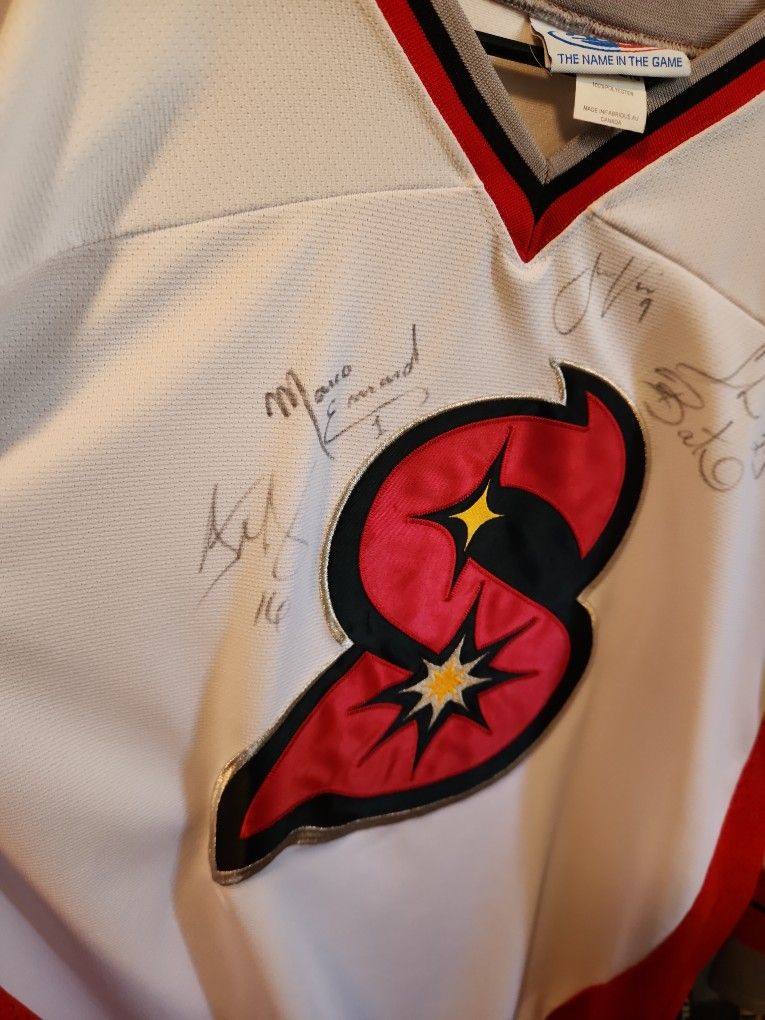 Arizona Sundogs Hockey Jersey Signed By 4 Players