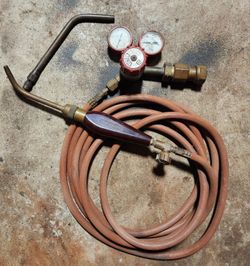Prestolite acetylene B torch kit assembled