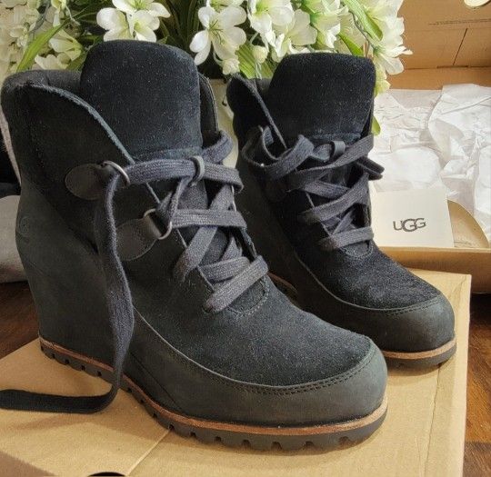 Ugg Ankle Wedge Waterproof Boots