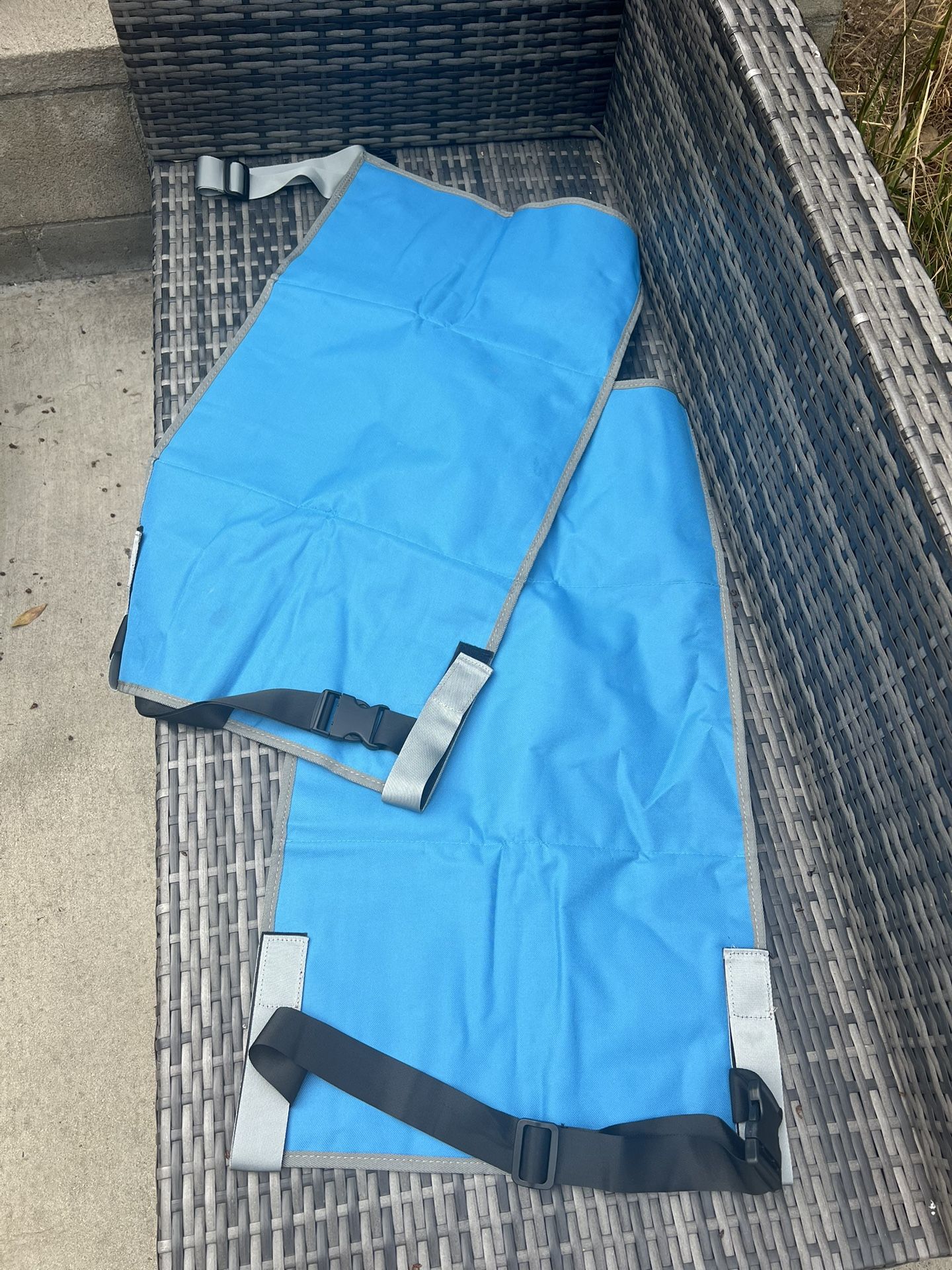 Toddler Airplane Bed, Portable Travel Foot/Leg Rest Toddler Bed Seat Extender for Kids with Storage Pocket - Fits Airplane Flights/High-Speed Rail Sea