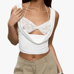 Sabrina Peek-A-Boo Bustier Top