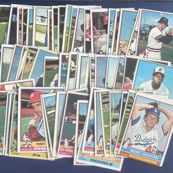 1976 Topps Baseball Card Lot No Duplicates