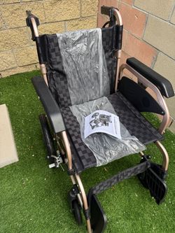Brand New Foldable Lightweight Wheelchair