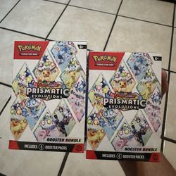 Pokemon Prismatic Evolutions Booster Bundles 
