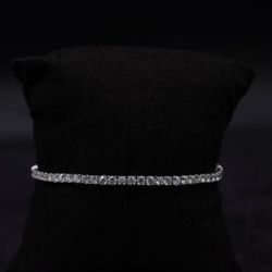 Diamond Tennis Bracelet – 14K White Gold | 5.04 CTW | 7 Inch (LAB)