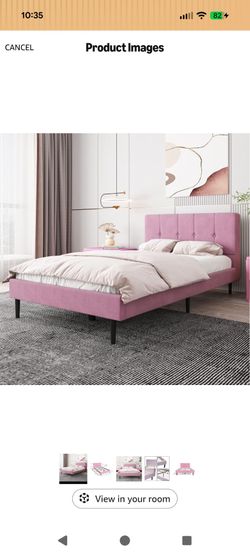 Upholstered Platform Bed Frame