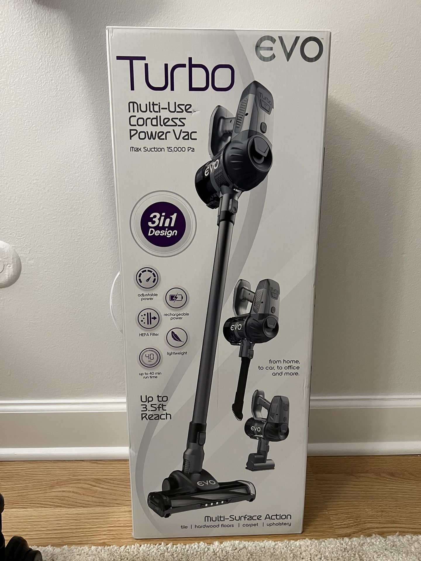 EVO Turbo MultiUse Cordless Power Vacuum for Sale in Des Plaines, IL OfferUp