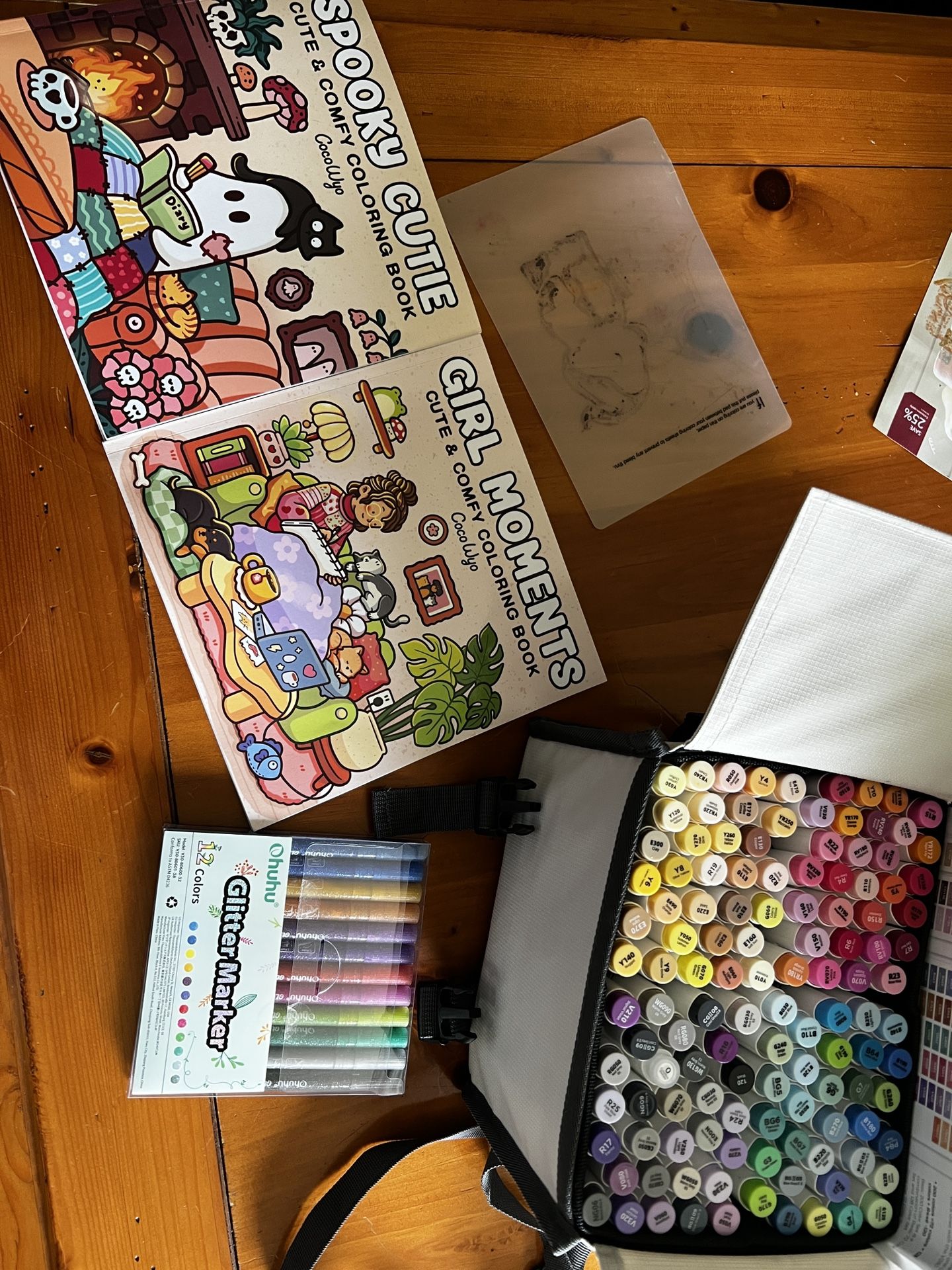 Ohuhu 120 Markers And Coloring Books