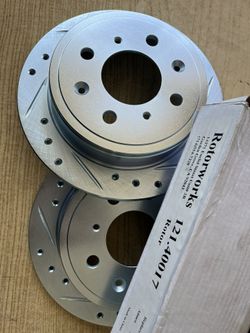 Acura Integra 90-01 Rear Drill Slot Rotors Ceramic Brake Pads
