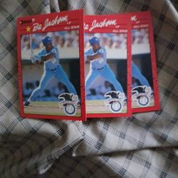 Bo Jackson Allstar American League Baseball Cards