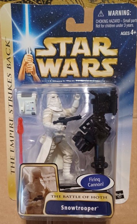 Snowtrooper Hoth Firing Cannon The Empire strikes Back Action Figure