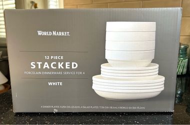 12-Piece Dinnerware Set - New