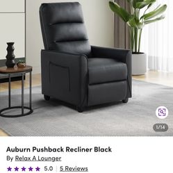 Set of 4 reclining chairs