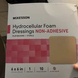 Boxes of McKesson foam for cuts and scratches