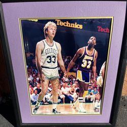 Magic Johnson Larry Bird Official Photo
