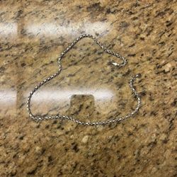 White Gold 14kt Chain