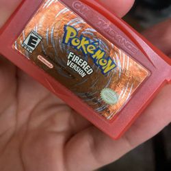 Pokemon Fire Red GBA Authentic Play Tested