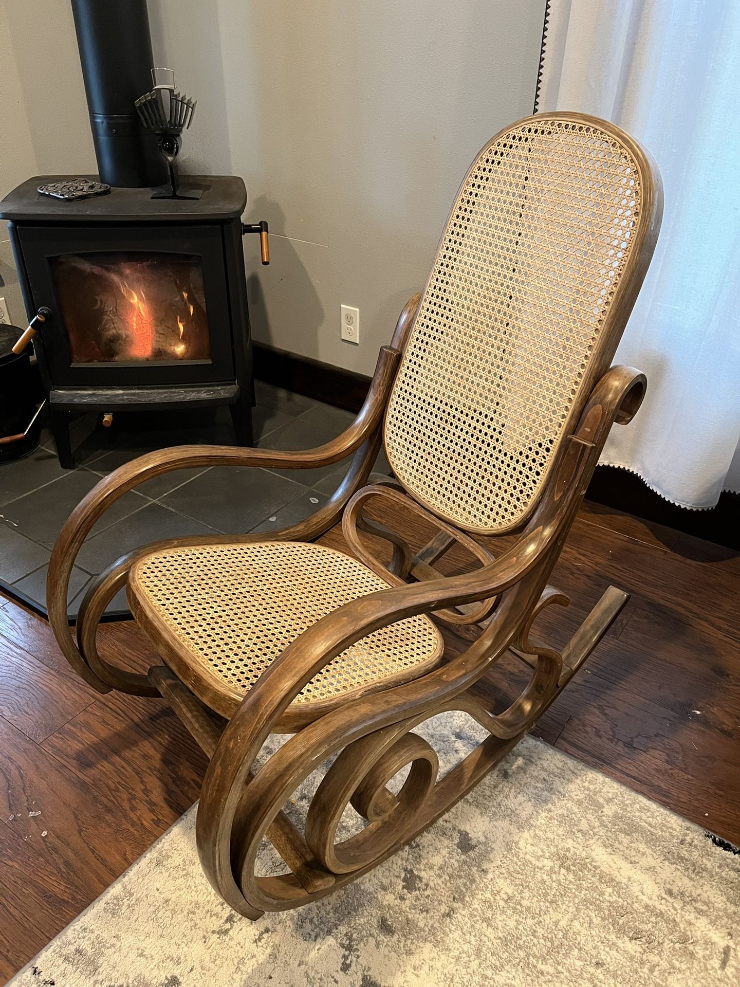 Vintage Thonet Bentwood Rocking Chair