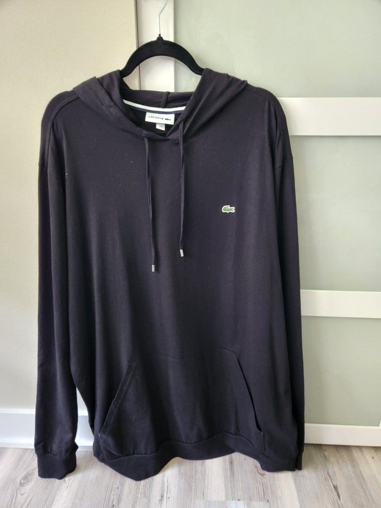 Lacoste Men's Long Sleeve Hooded T-Shirt