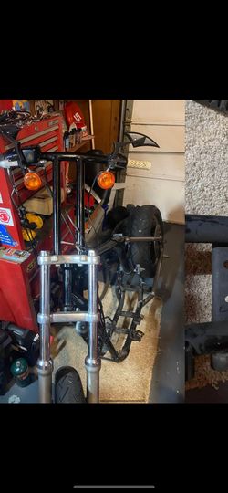 2006 Harley Davidson Sportster 883 Chopper Project *Vidoe Of Running Motor*