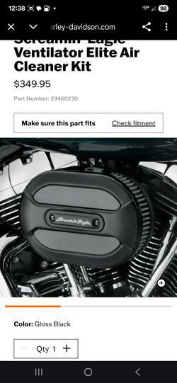 Screamin' Eagle Ventilator Air Cleaner Breather