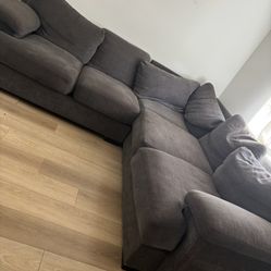 Dark Grey Sectional 