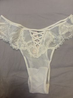 Victoria’s Secret Brazilian/Slip Color White Size M Brand New