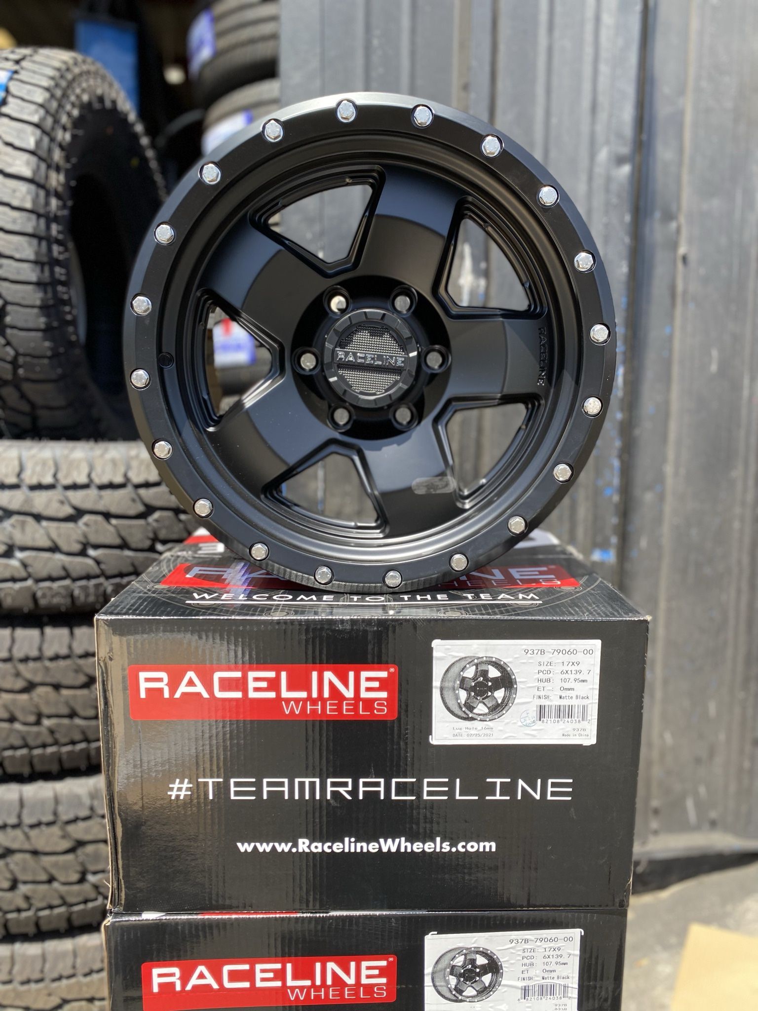 Raceline Wheels 17 Inch 6x139 - Toyota Chevy Tacoma 4Runner Fj Cruiser