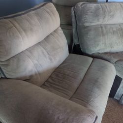 Gray Reclining Sectional