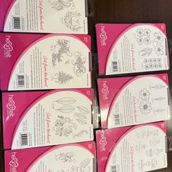 Heartfelt Creations Cling Stamps  Pack Of 7