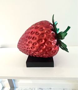 Art deco Large Strawberry from local Miami Artist