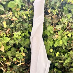 White Chiffon Fabric Roll