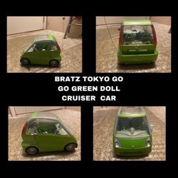 BRATZ TOKYO GO GO GREEN DOLL CRUISER  CAR