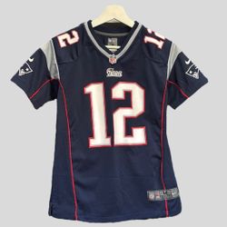 NIKE NFL NEW ENGLAND PATRIOTS TOM BRADY JERSEY SIZE KIDS MEDIUM