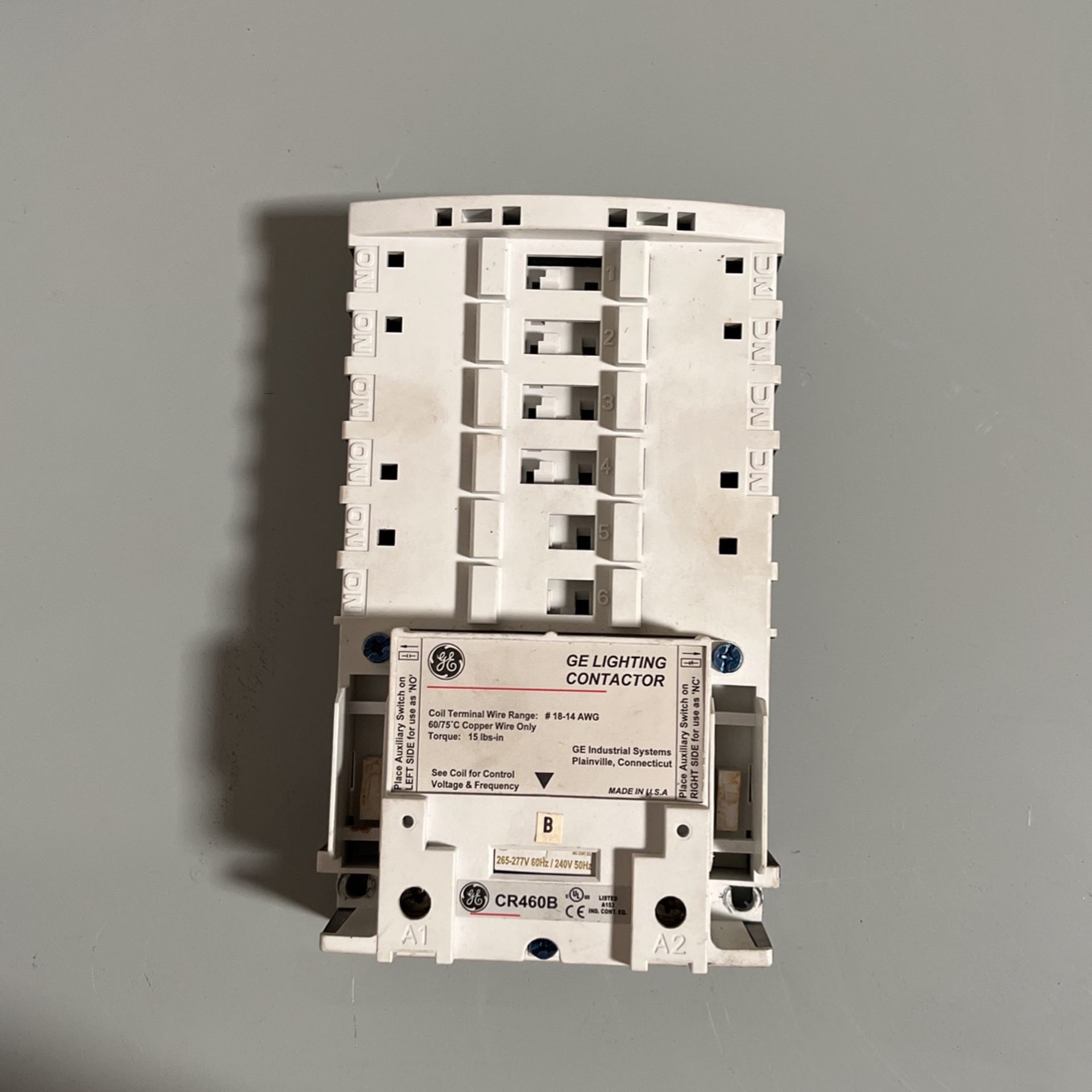 General Electric Lighting Contactor CR460B