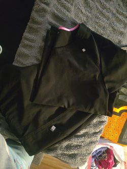Black scrub set